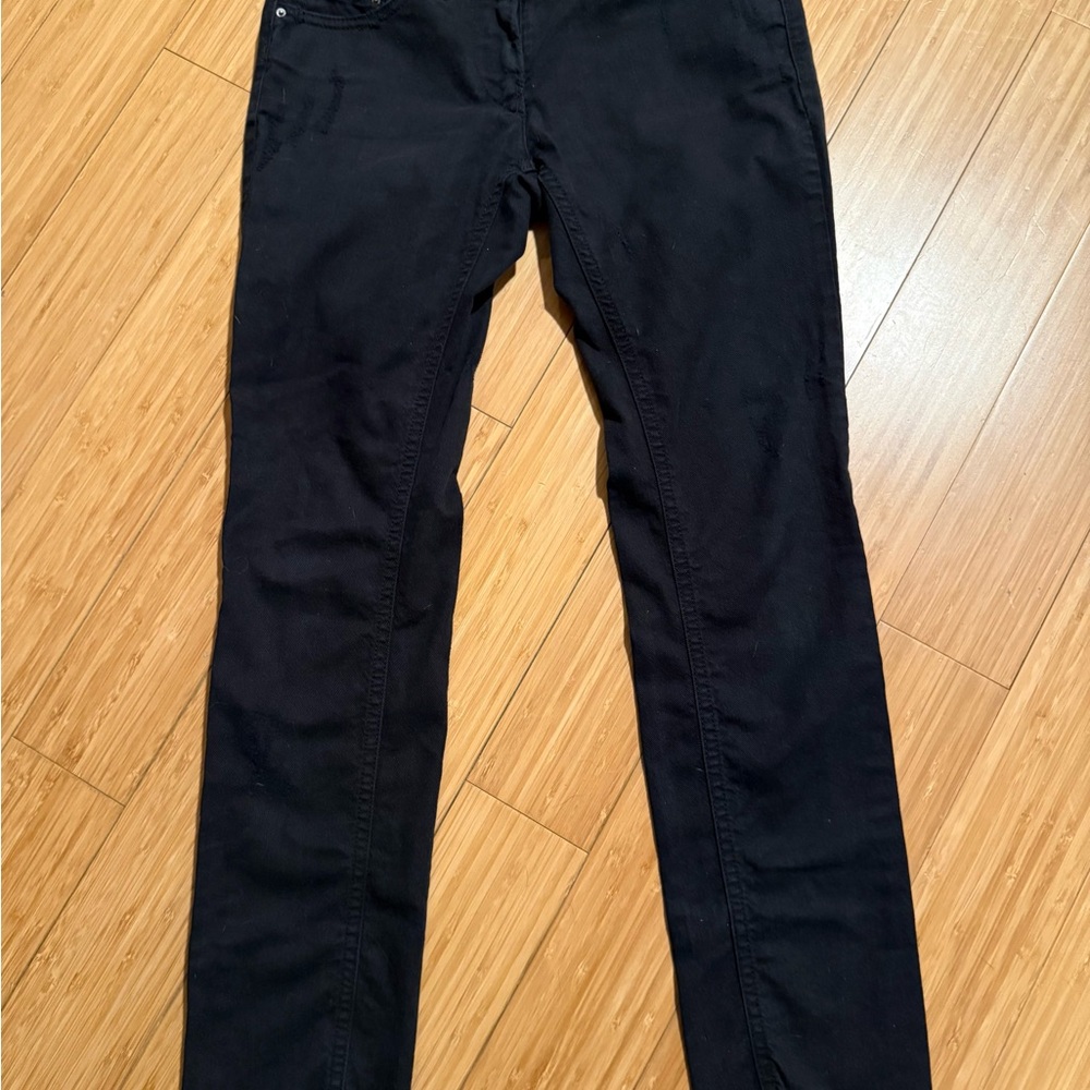 Isabel Marant Black Straight Leg Jeans